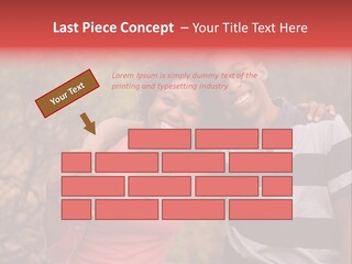 A Couple Of People Standing Next To Each Other PowerPoint Template