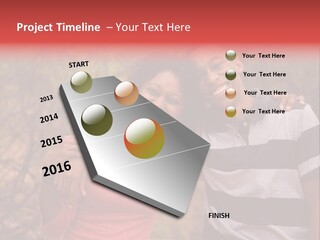 A Couple Of People Standing Next To Each Other PowerPoint Template