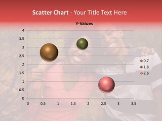 A Couple Of People Standing Next To Each Other PowerPoint Template