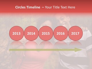 A Couple Of People Standing Next To Each Other PowerPoint Template