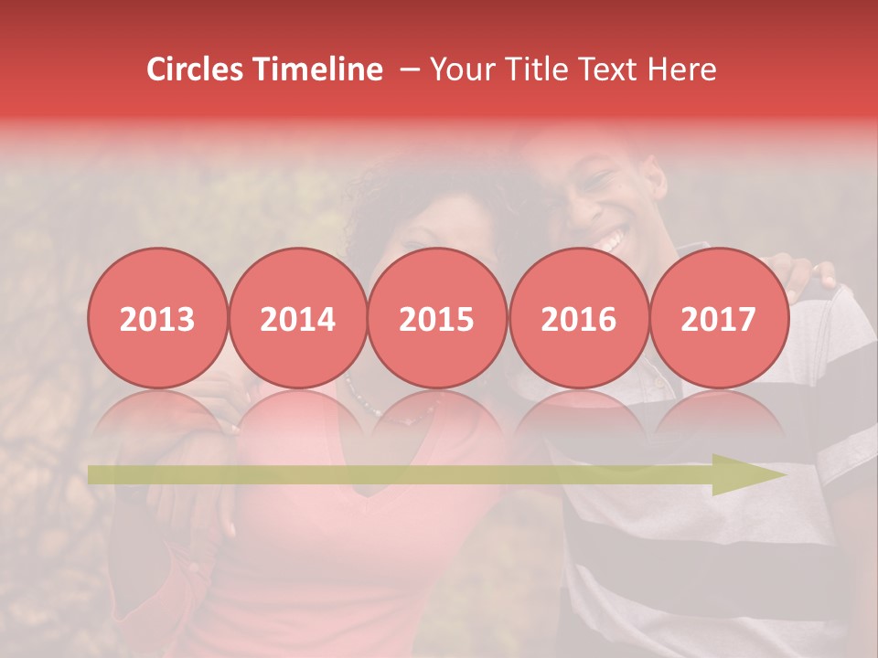 A Couple Of People Standing Next To Each Other PowerPoint Template