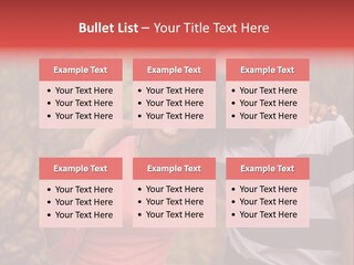 A Couple Of People Standing Next To Each Other PowerPoint Template