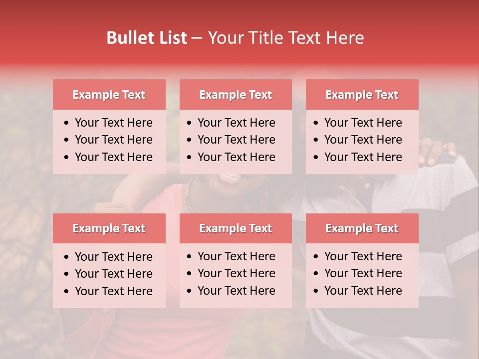 A Couple Of People Standing Next To Each Other PowerPoint Template