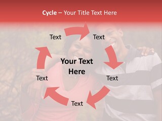 A Couple Of People Standing Next To Each Other PowerPoint Template