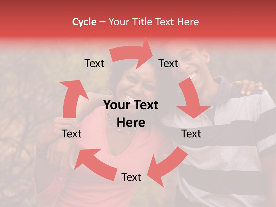 A Couple Of People Standing Next To Each Other PowerPoint Template