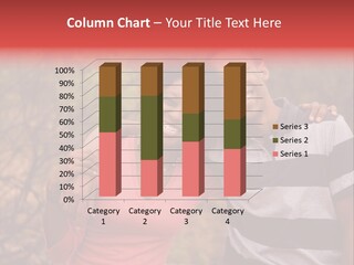 A Couple Of People Standing Next To Each Other PowerPoint Template