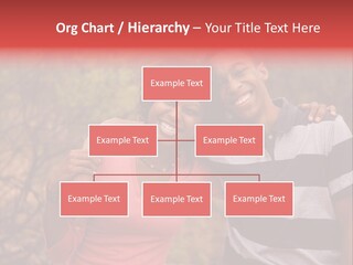 A Couple Of People Standing Next To Each Other PowerPoint Template