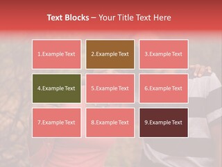 A Couple Of People Standing Next To Each Other PowerPoint Template