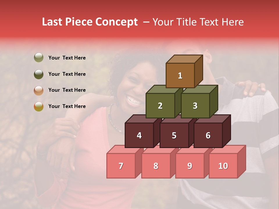 A Couple Of People Standing Next To Each Other PowerPoint Template