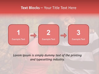 A Couple Of People Standing Next To Each Other PowerPoint Template