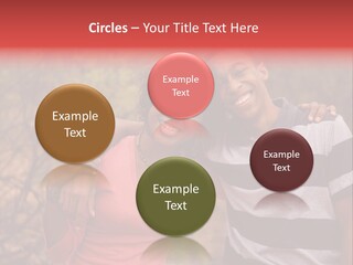 A Couple Of People Standing Next To Each Other PowerPoint Template