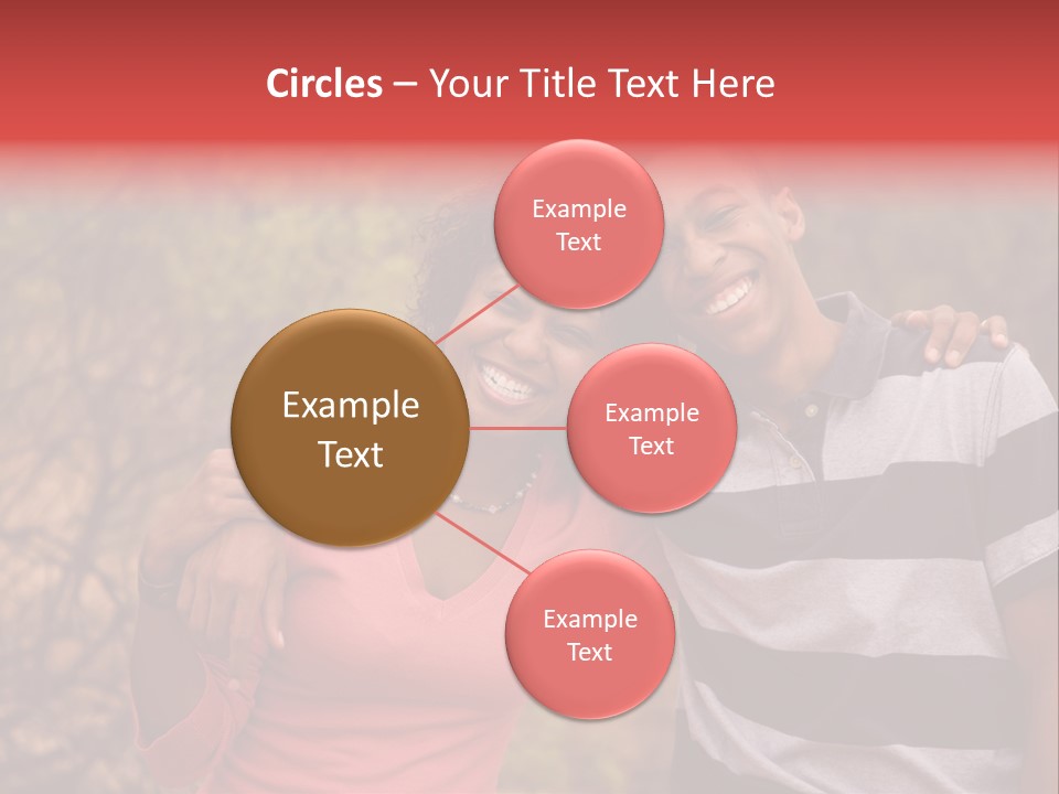A Couple Of People Standing Next To Each Other PowerPoint Template