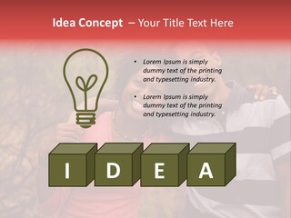 A Couple Of People Standing Next To Each Other PowerPoint Template