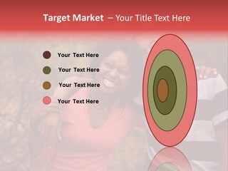 A Couple Of People Standing Next To Each Other PowerPoint Template