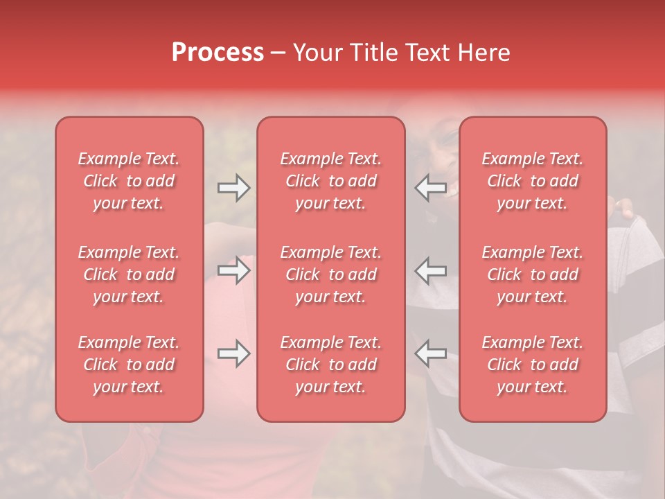 A Couple Of People Standing Next To Each Other PowerPoint Template