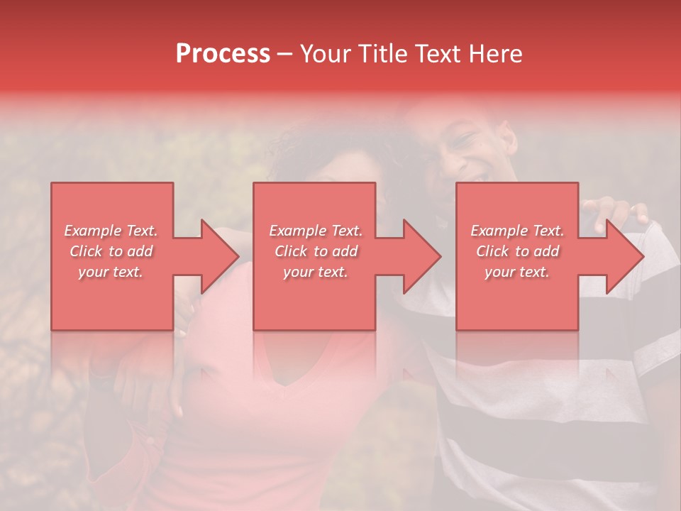 A Couple Of People Standing Next To Each Other PowerPoint Template