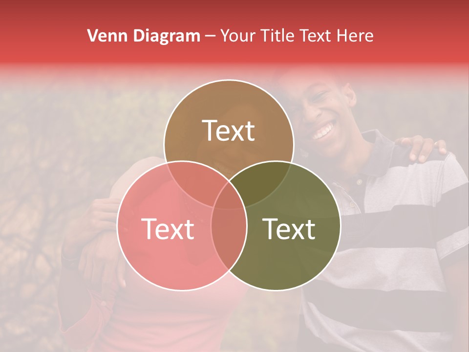 A Couple Of People Standing Next To Each Other PowerPoint Template