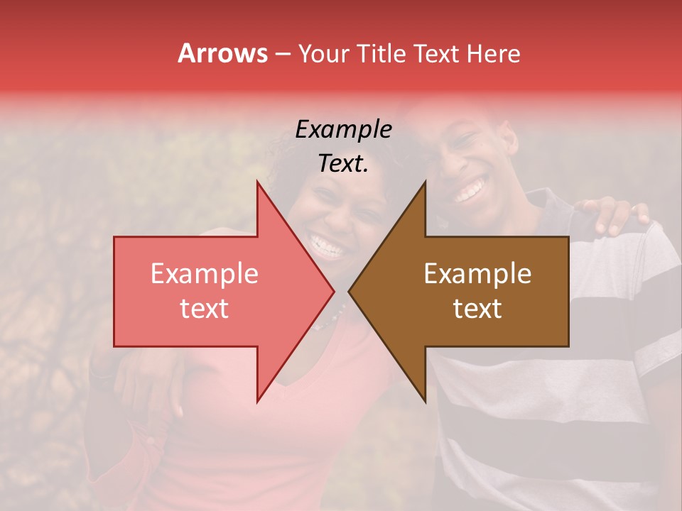 A Couple Of People Standing Next To Each Other PowerPoint Template