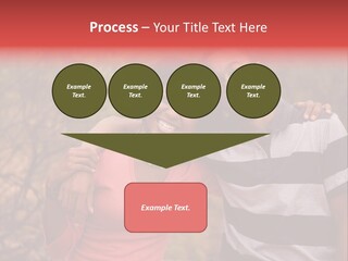 A Couple Of People Standing Next To Each Other PowerPoint Template