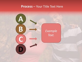 A Couple Of People Standing Next To Each Other PowerPoint Template