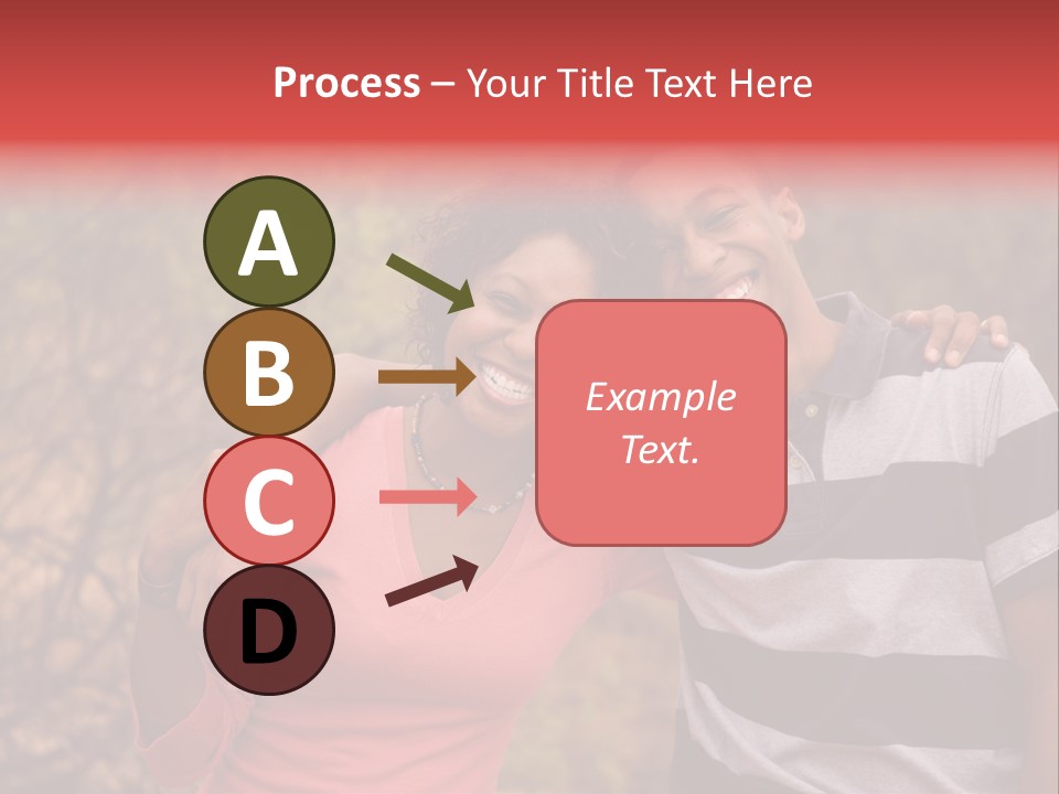 A Couple Of People Standing Next To Each Other PowerPoint Template