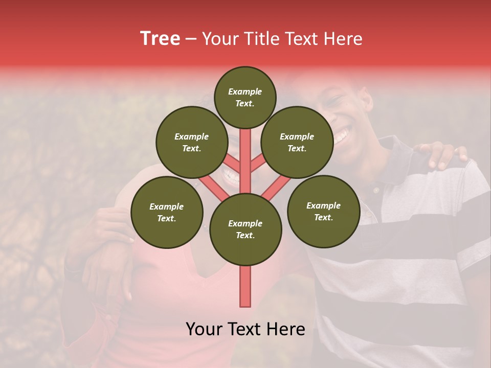 A Couple Of People Standing Next To Each Other PowerPoint Template