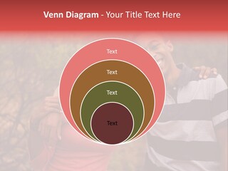 A Couple Of People Standing Next To Each Other PowerPoint Template