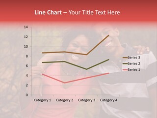 A Couple Of People Standing Next To Each Other PowerPoint Template