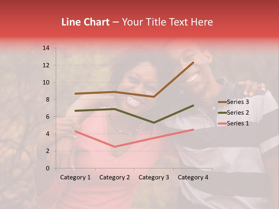 A Couple Of People Standing Next To Each Other PowerPoint Template