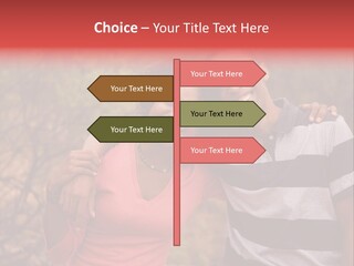 A Couple Of People Standing Next To Each Other PowerPoint Template