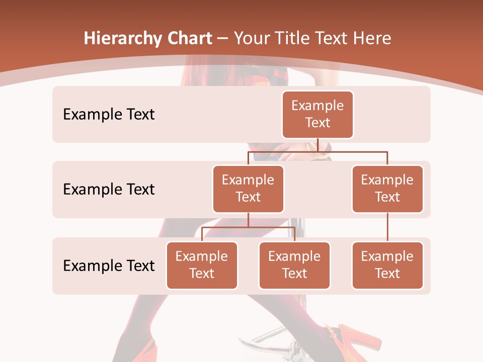 A Woman Sitting On A Stool With Her Legs Crossed PowerPoint Template