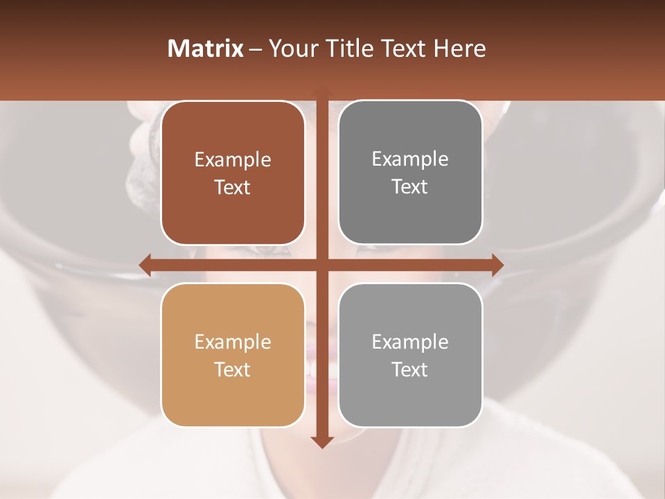 A Woman Getting Her Hair Styled By A Professional Hair Stylist PowerPoint Template