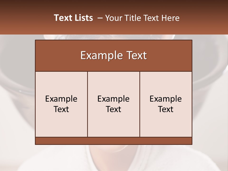 A Woman Getting Her Hair Styled By A Professional Hair Stylist PowerPoint Template