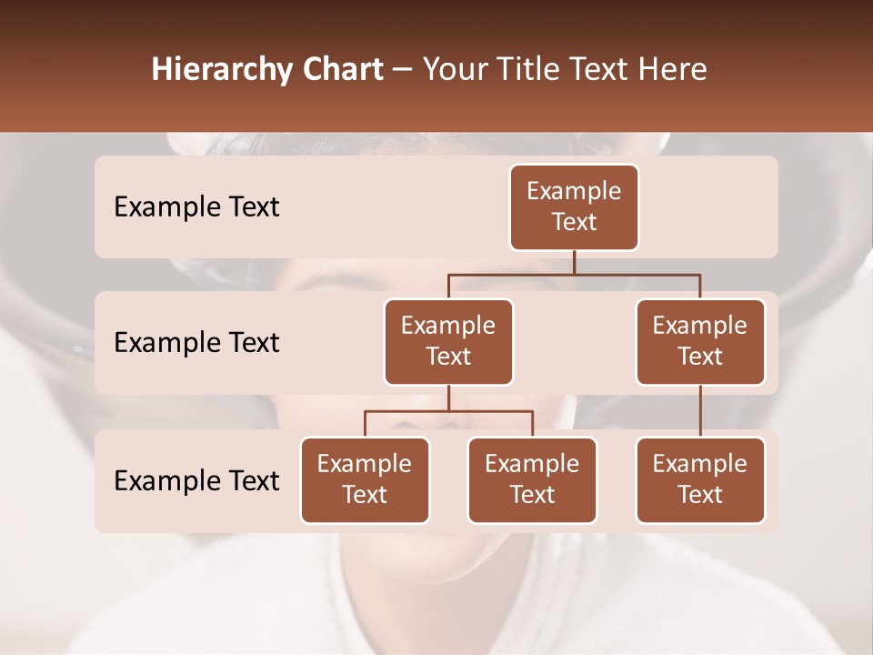 A Woman Getting Her Hair Styled By A Professional Hair Stylist PowerPoint Template