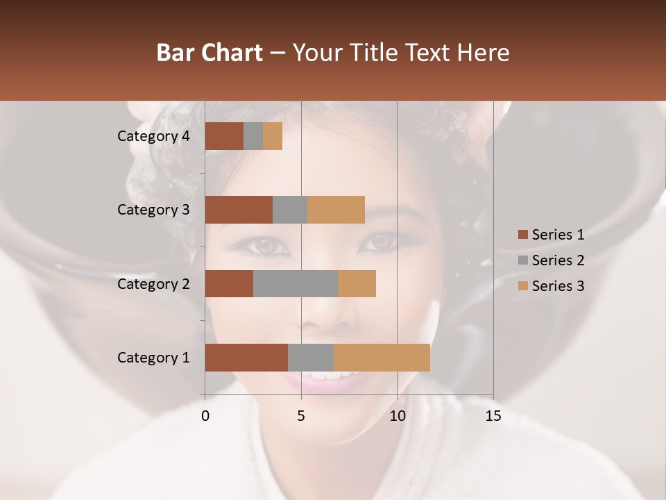 A Woman Getting Her Hair Styled By A Professional Hair Stylist PowerPoint Template