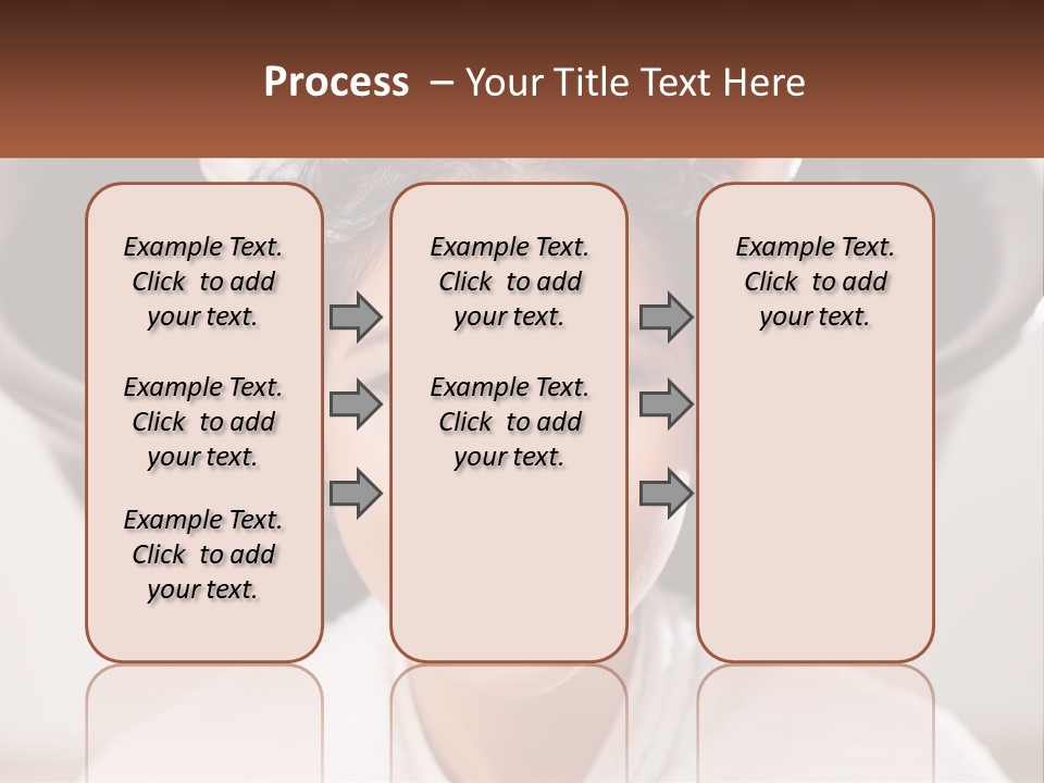 A Woman Getting Her Hair Styled By A Professional Hair Stylist PowerPoint Template