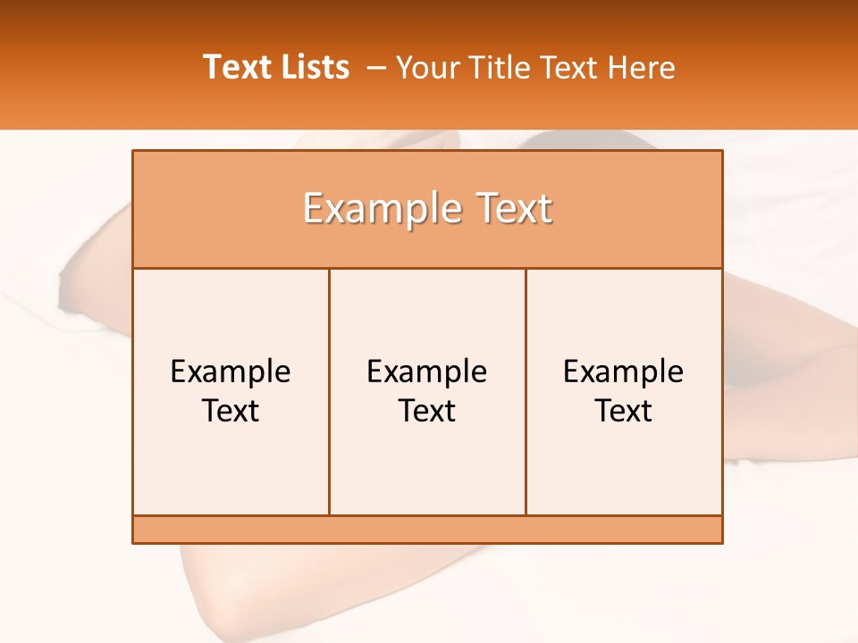 A Woman Laying On A Bed With Her Hands On Her Chest PowerPoint Template