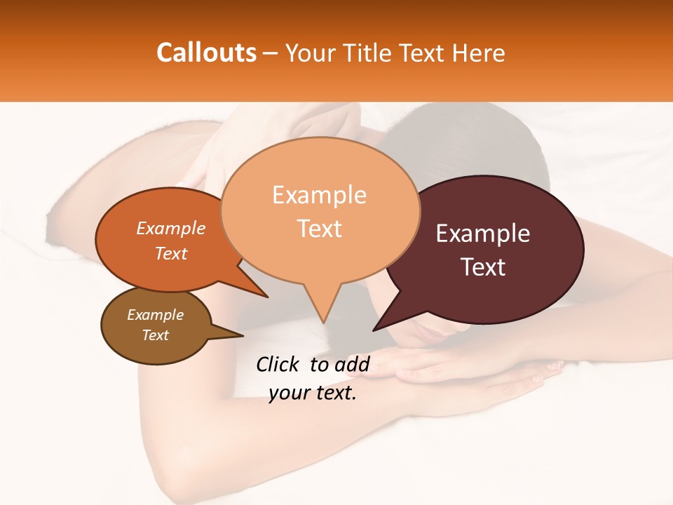 A Woman Laying On A Bed With Her Hands On Her Chest PowerPoint Template