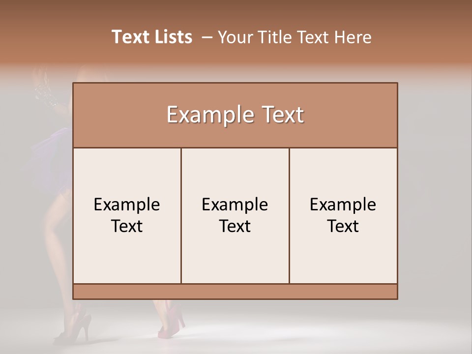 A Woman In A Purple Dress Is Dancing PowerPoint Template