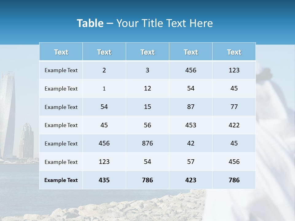 A Man Standing In Front Of A Body Of Water With A City In The Background PowerPoint Template