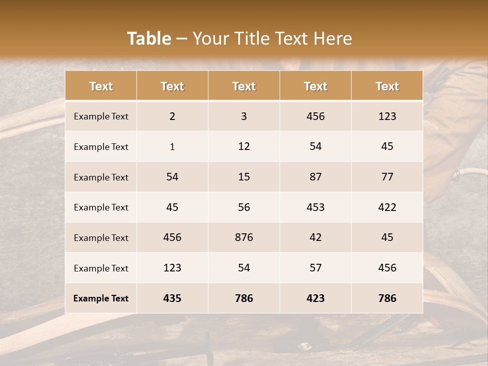 A Man Sanding A Wooden Chair With A Sander PowerPoint Template