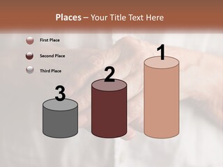 An Elderly Person Holding The Hand Of A Younger Person PowerPoint Template