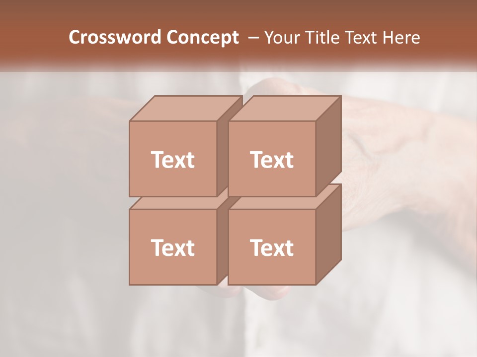 An Elderly Person Holding The Hand Of A Younger Person PowerPoint Template
