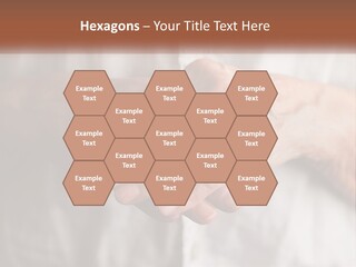 An Elderly Person Holding The Hand Of A Younger Person PowerPoint Template