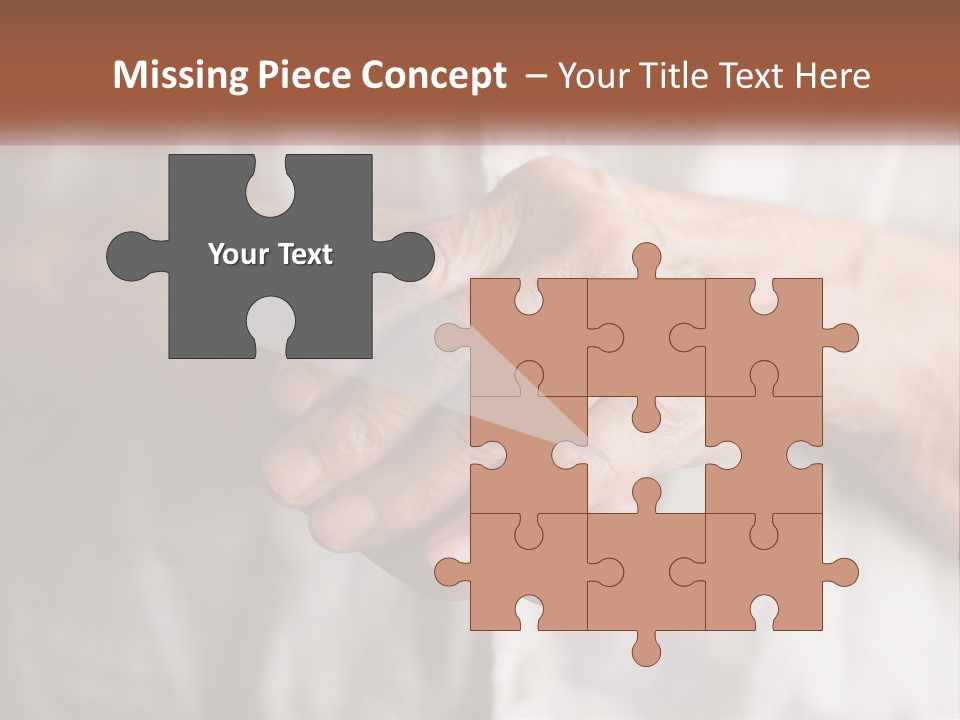 An Elderly Person Holding The Hand Of A Younger Person PowerPoint Template