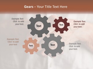 An Elderly Person Holding The Hand Of A Younger Person PowerPoint Template