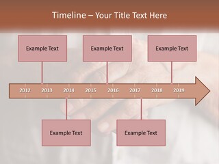 An Elderly Person Holding The Hand Of A Younger Person PowerPoint Template