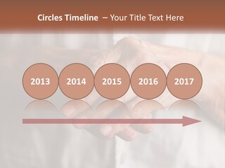 An Elderly Person Holding The Hand Of A Younger Person PowerPoint Template