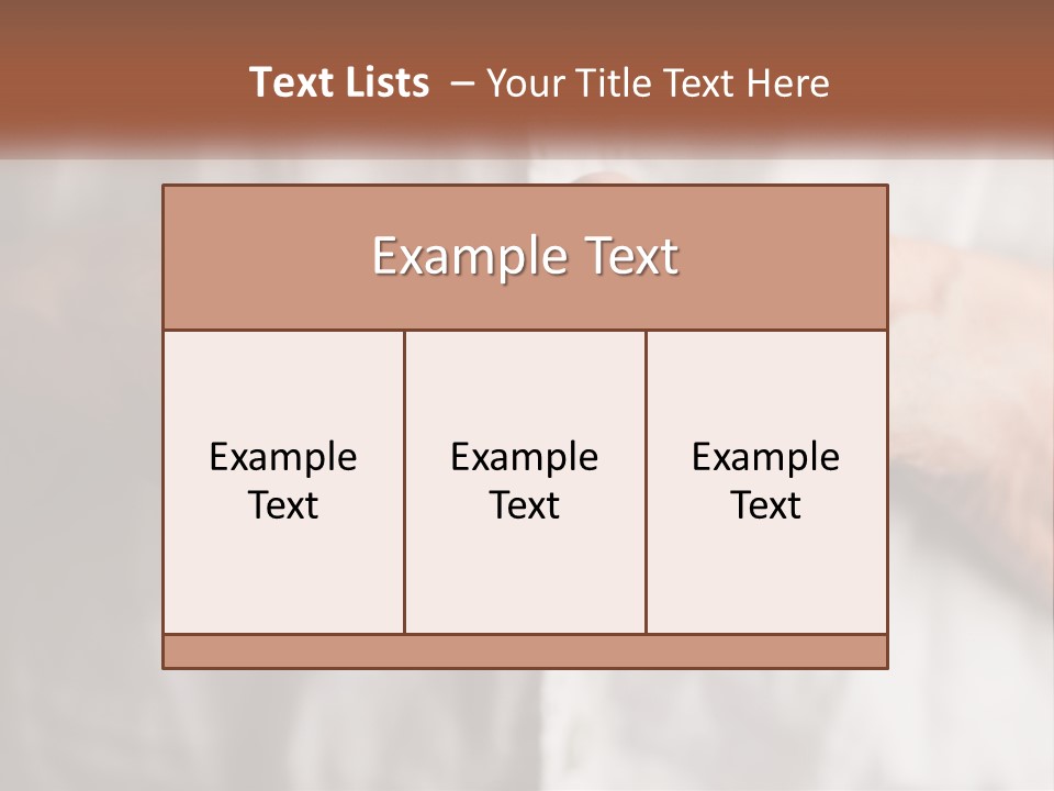 An Elderly Person Holding The Hand Of A Younger Person PowerPoint Template