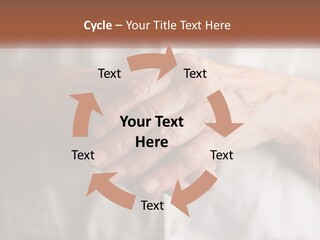 An Elderly Person Holding The Hand Of A Younger Person PowerPoint Template